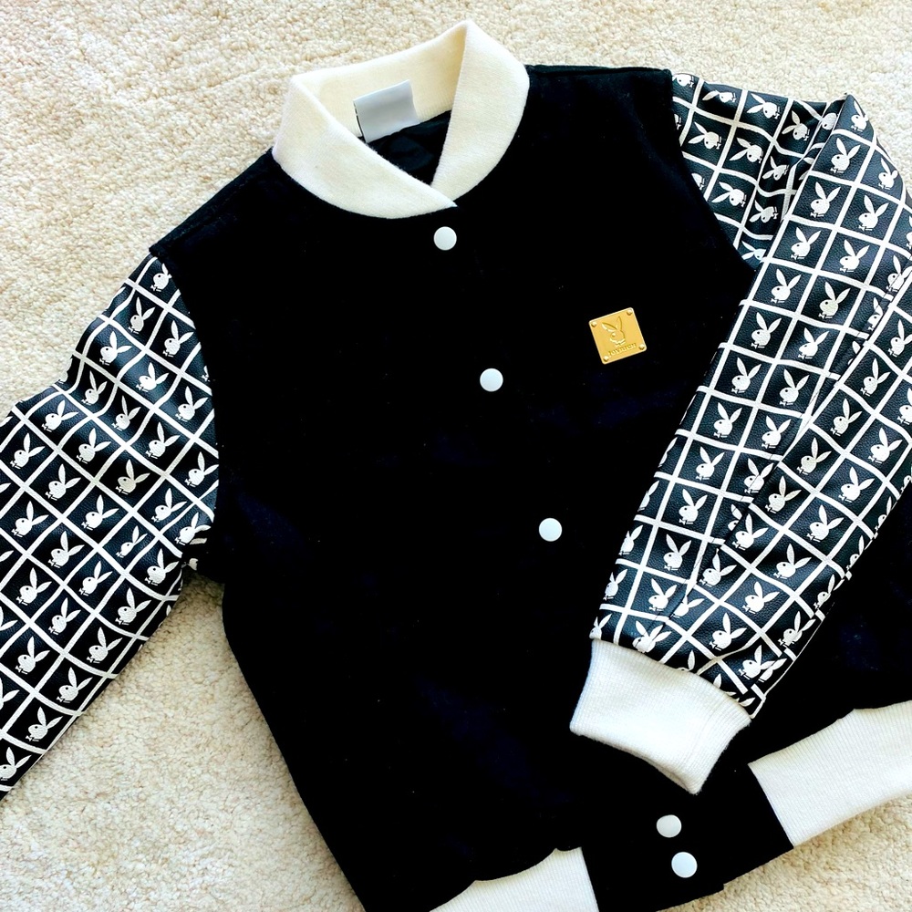 Joyrich X Playboy Panel Varsity Jacket